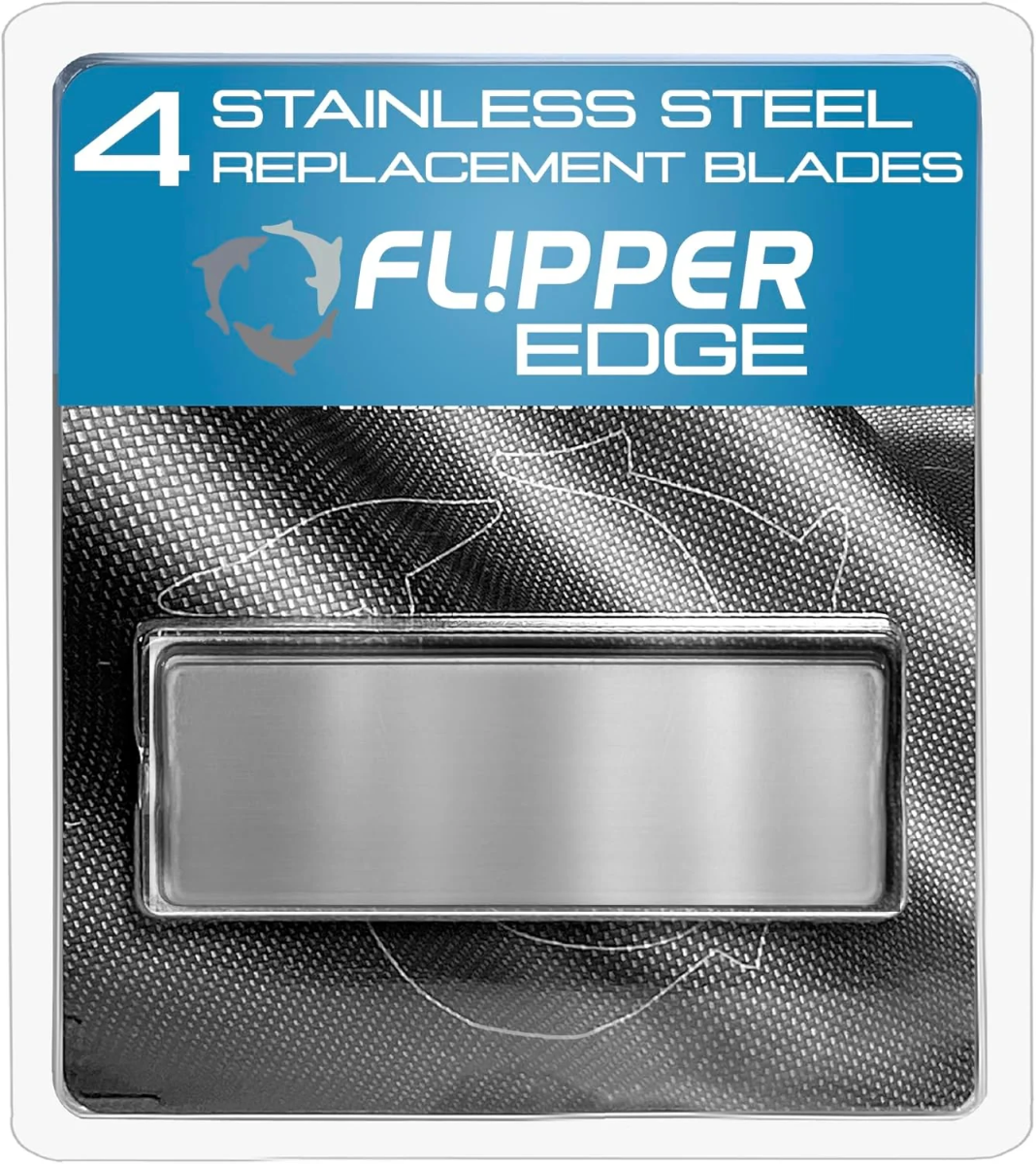 Flipper Edge STANDARD Stainless Steel Replacement Blades - 4 Pack