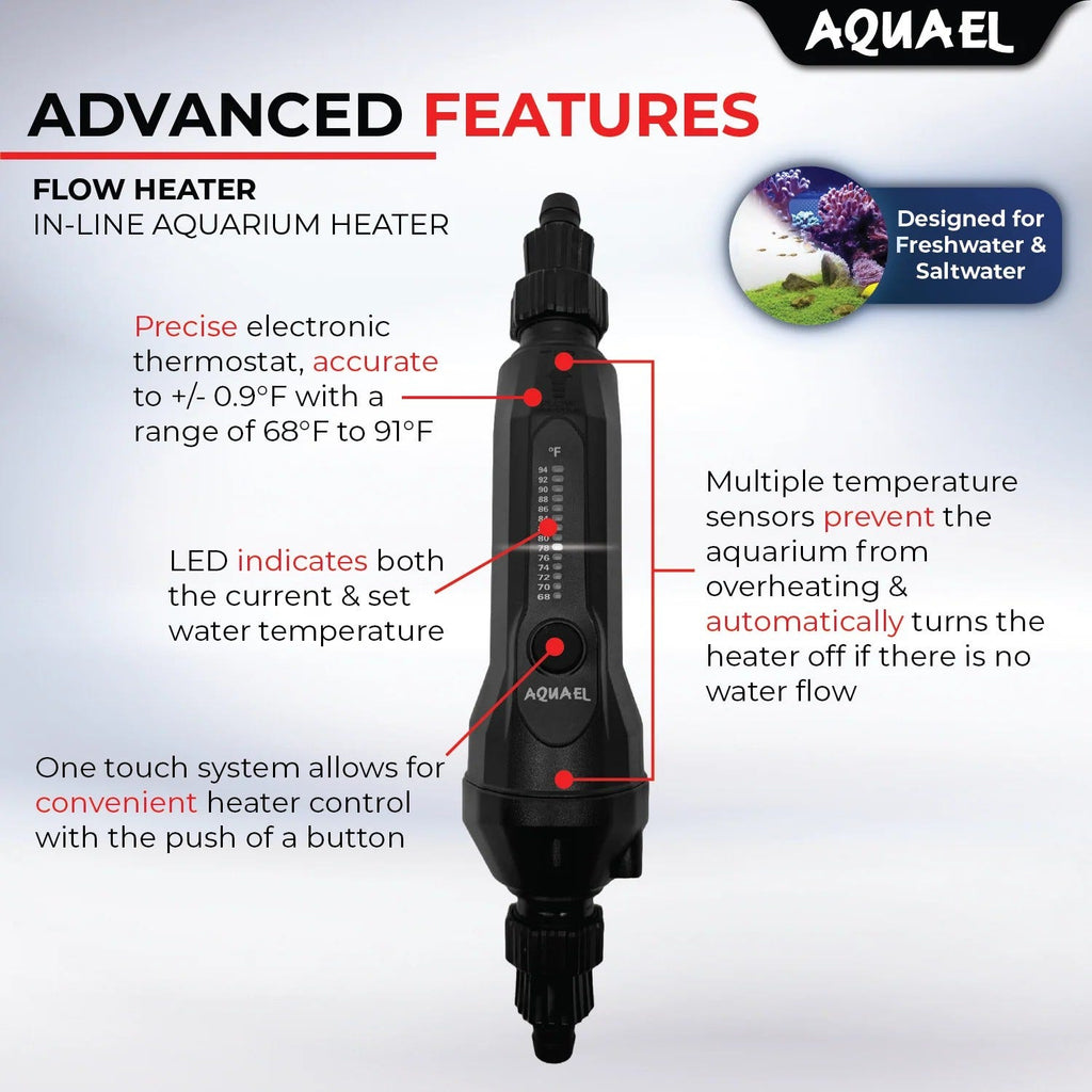 Aquael FLOW Inline Heater 500 watt