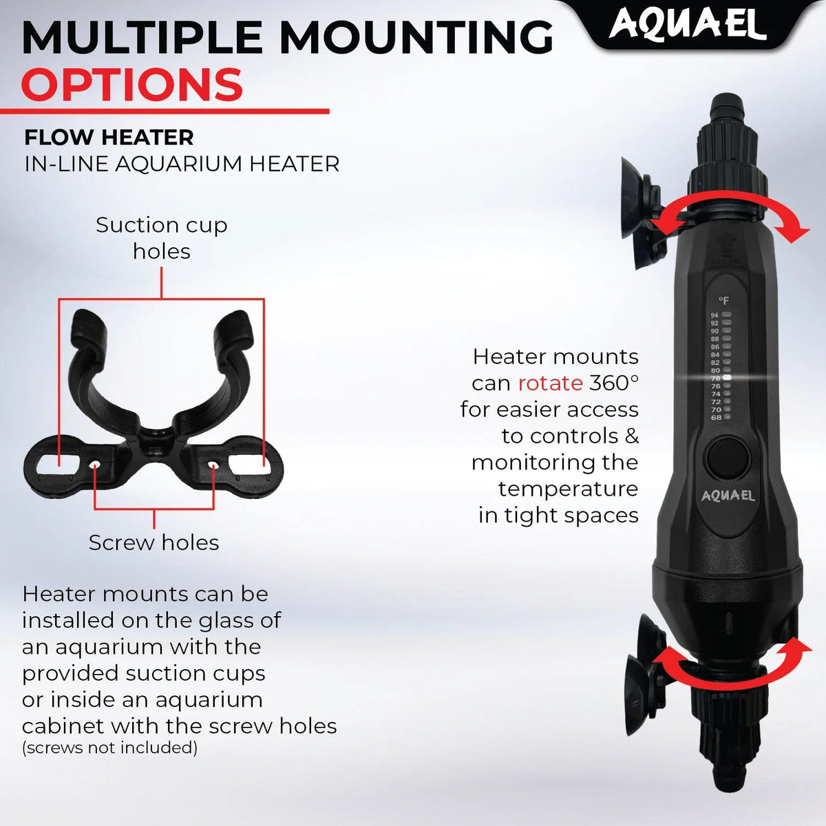 Aquael FLOW Inline Heater 500 watt