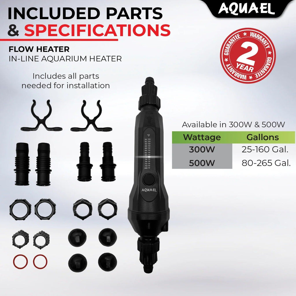 Aquael FLOW Inline Heater 500 watt