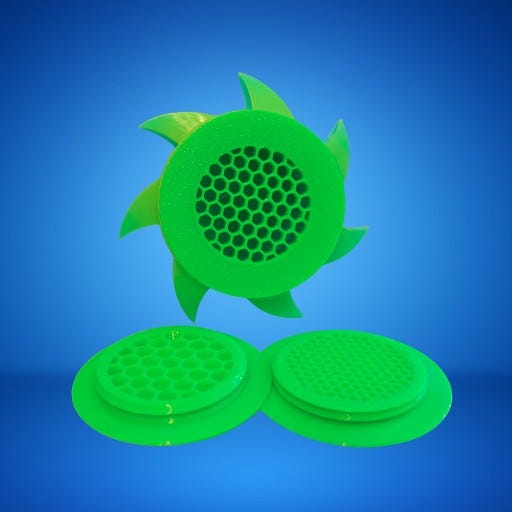 Drifter PRO Floating Fish Feeder - Glow Stick Green