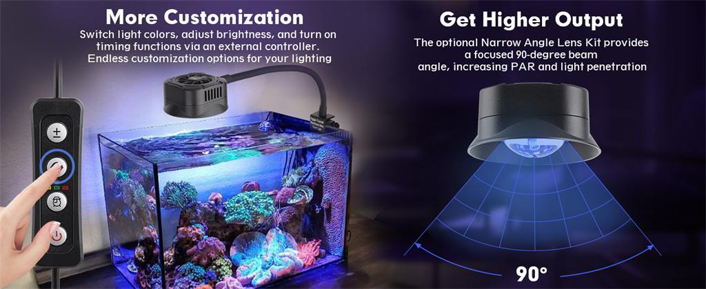 Hygger Eyeball Aluminum Alloy Reef Light