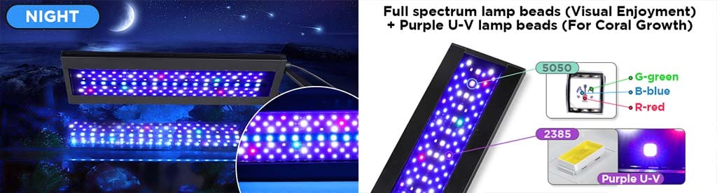Hygger Clip On Saltwater Aquarium LED Light