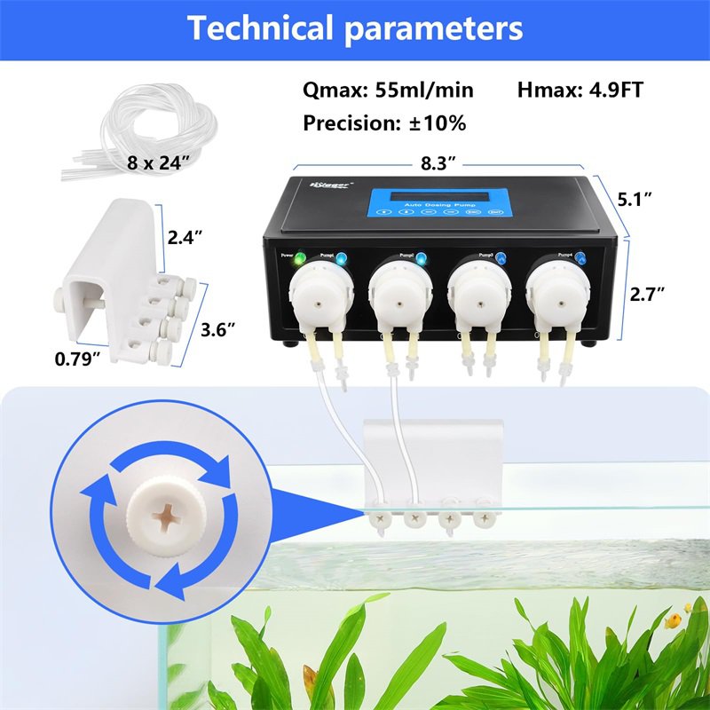 Hygger Aquarium Dosing Pump