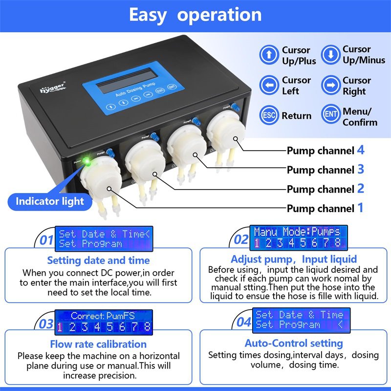Hygger Aquarium Dosing Pump