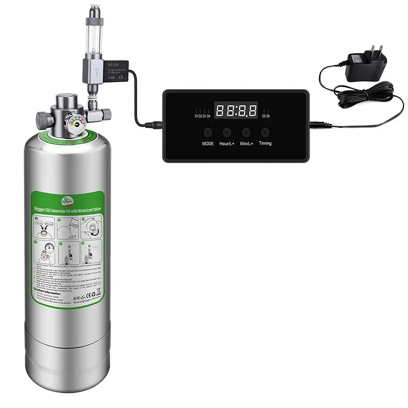 Hygger CO2 Generator Kit w/motorized valve
