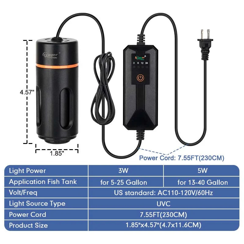 Hygger UV Sweeper Aquarium Light