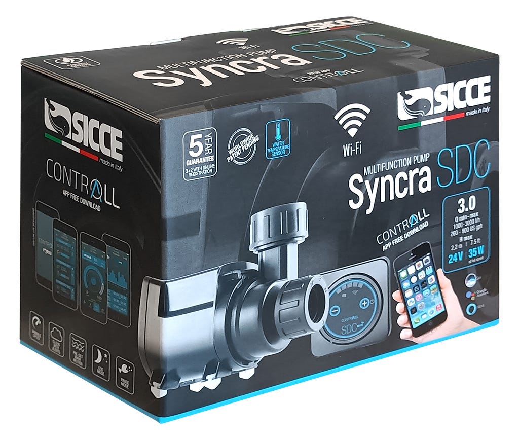 SICCE SYNCRA SDC 3.0 Controllable Return Pump - 400 gph to 800 gph