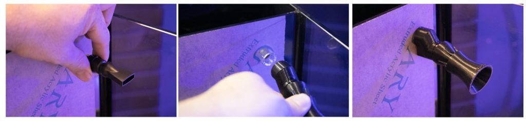 VCA Innovative Marine - 16mm Slip-Fit-Drop Adapter for 1/2" Loc-Line or RFG