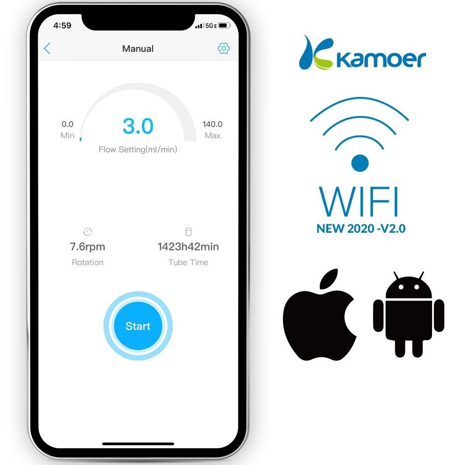 Kamoer Calcium Peristaltic Pump FXSTP with WIFI