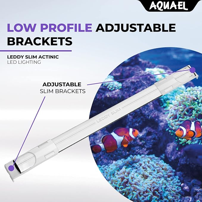 Aquael LEDDY SLIM 32w Actinic LED Fixture 30-40"