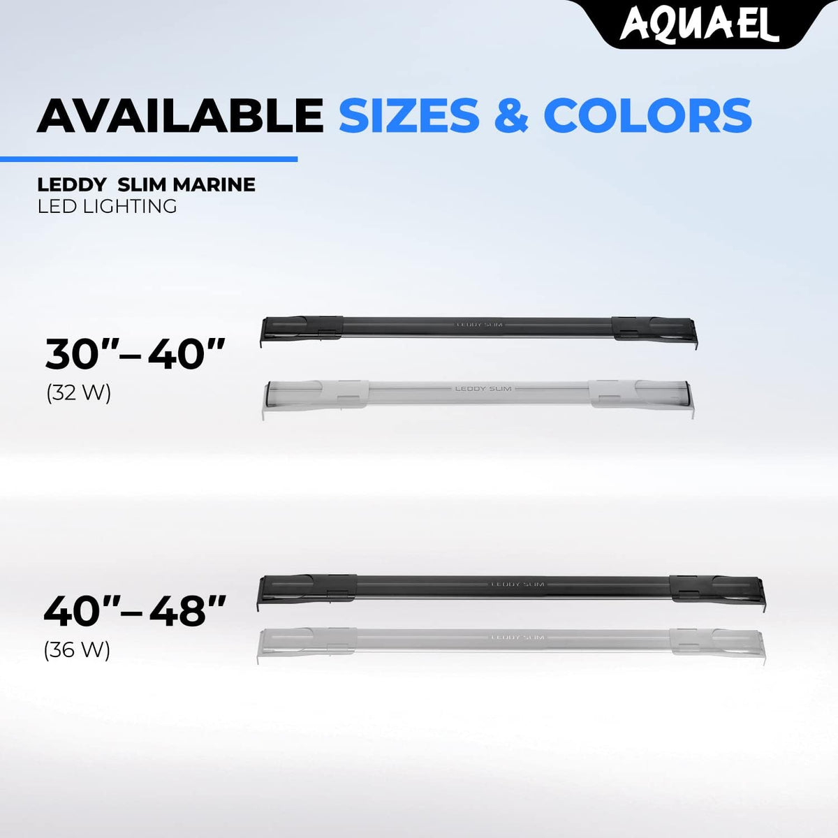 Aquael LEDDY SLIM 32w Marine LED Fixture 30-40"