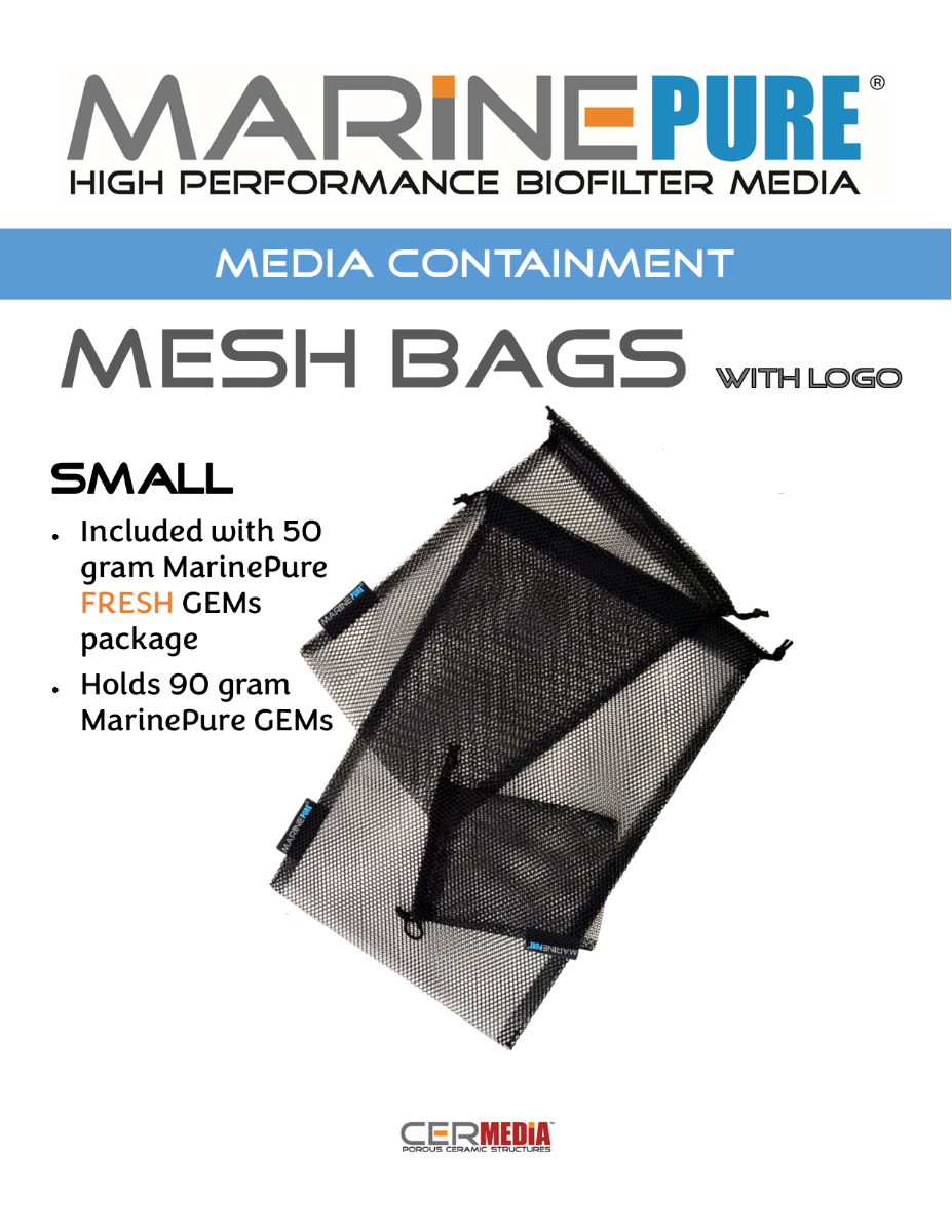 MarinePure Small Mesh Media Containment Bag