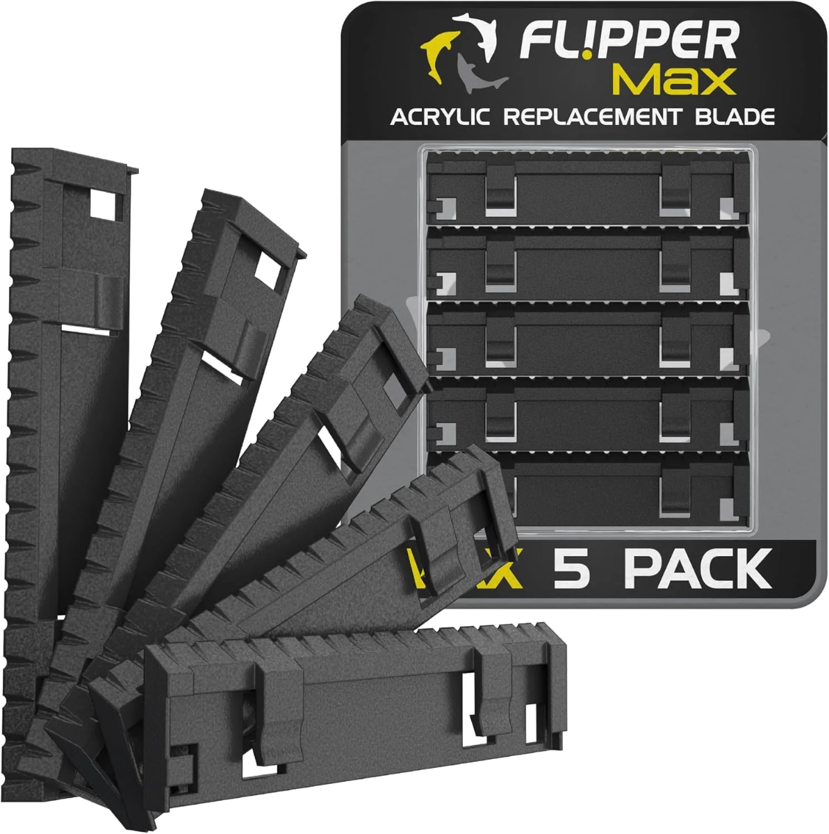 Flipper MAX ABS Replacement Blades Straight Edge - 5 Pack
