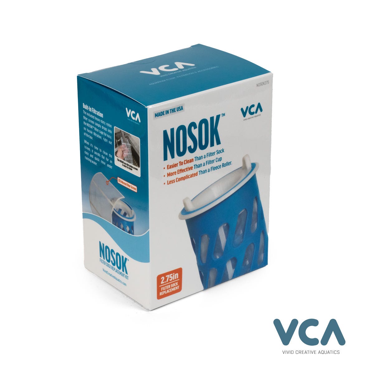 VCA 2.75 in NOSOK – Filter Sock Replacement Kit – NOSOK275
