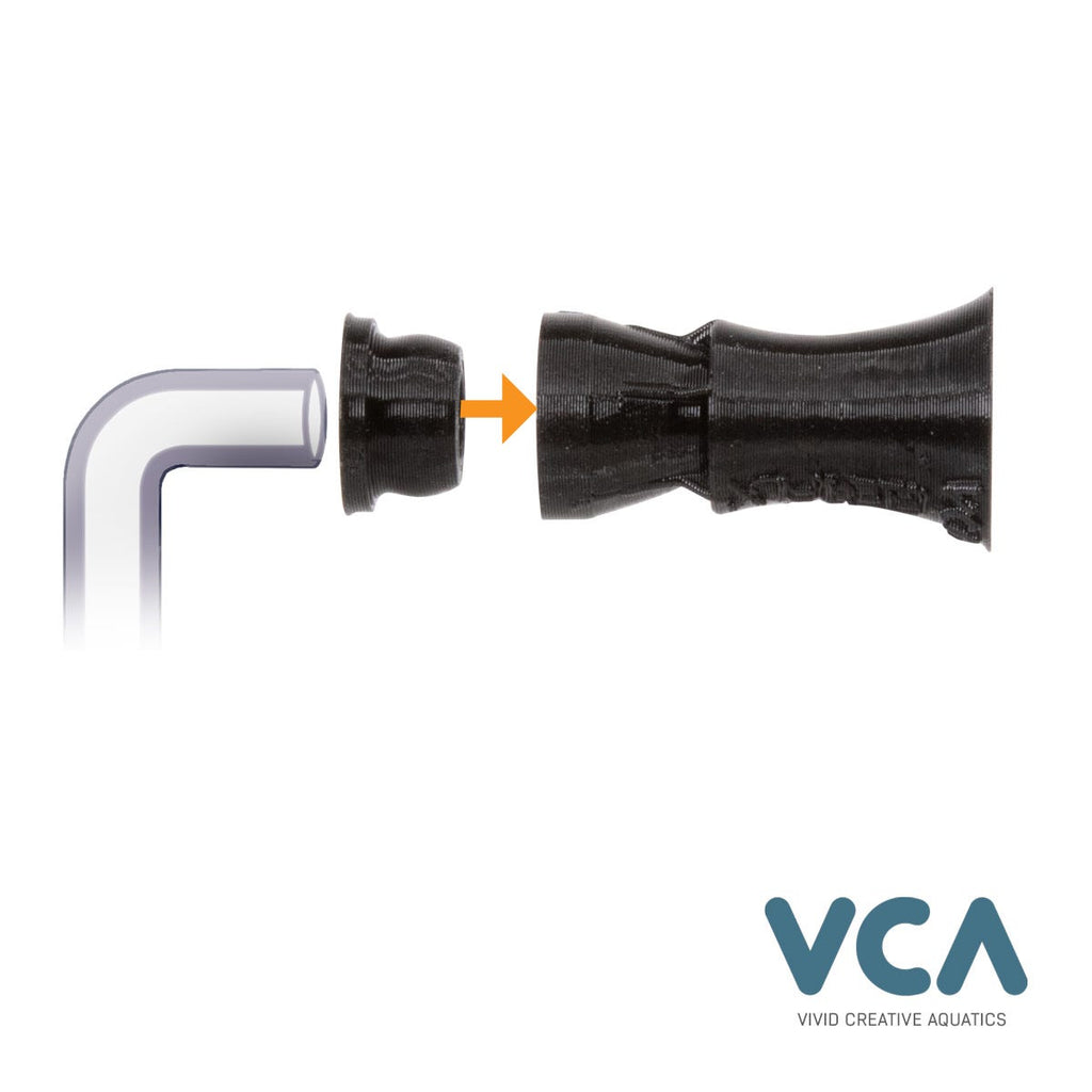 VCA Pico Tank Flow Kit with Single Flex-Series 1/4" Random Flow Generator Nozzle