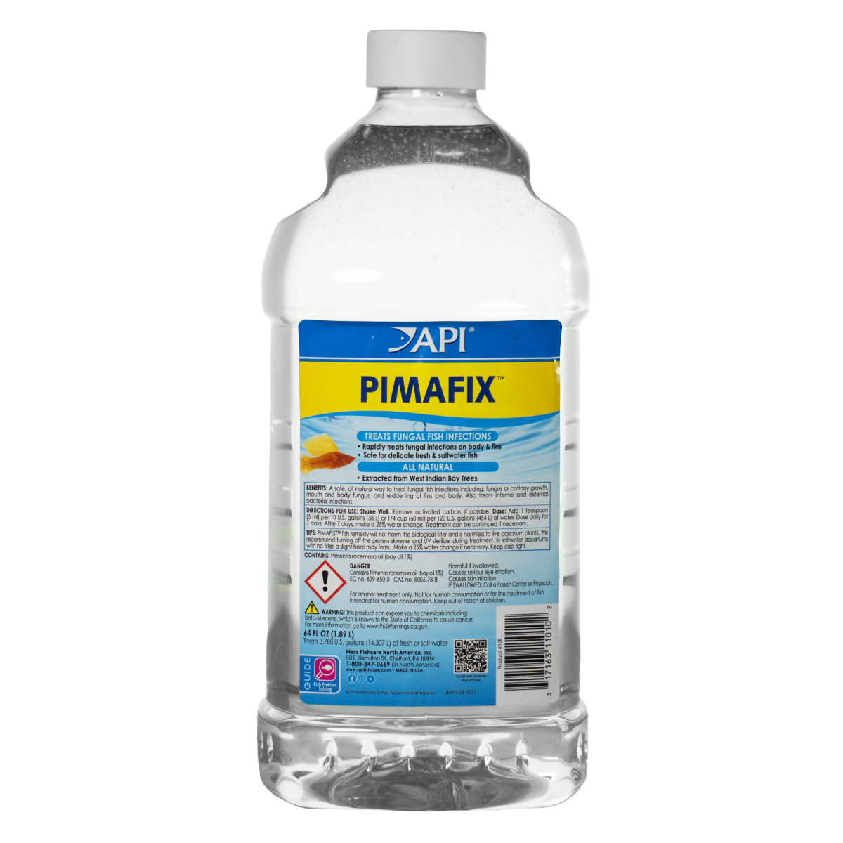 API Pimafix Antifungal Freshwater & Saltwater Fish Remedy 64 Oz Bottle - EXPIRED