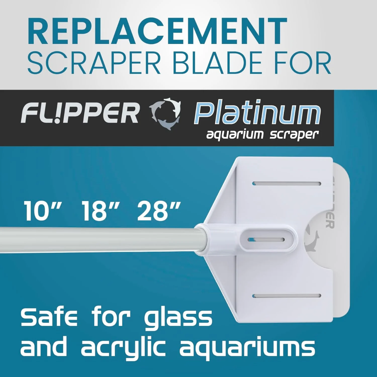 Flipper Platinum Scraper Replacement Blades - 10pk