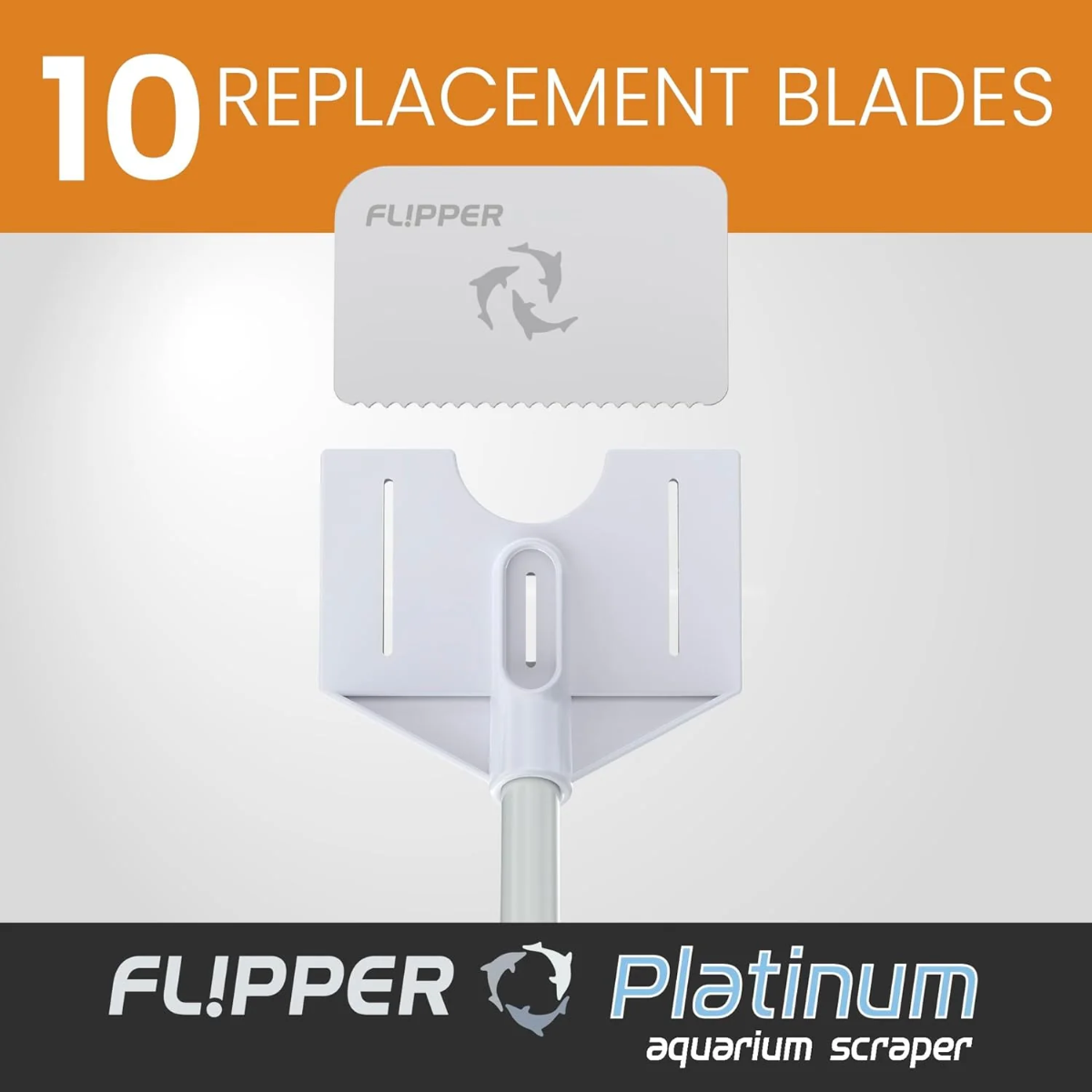 Flipper Platinum Scraper Replacement Blades - 10pk