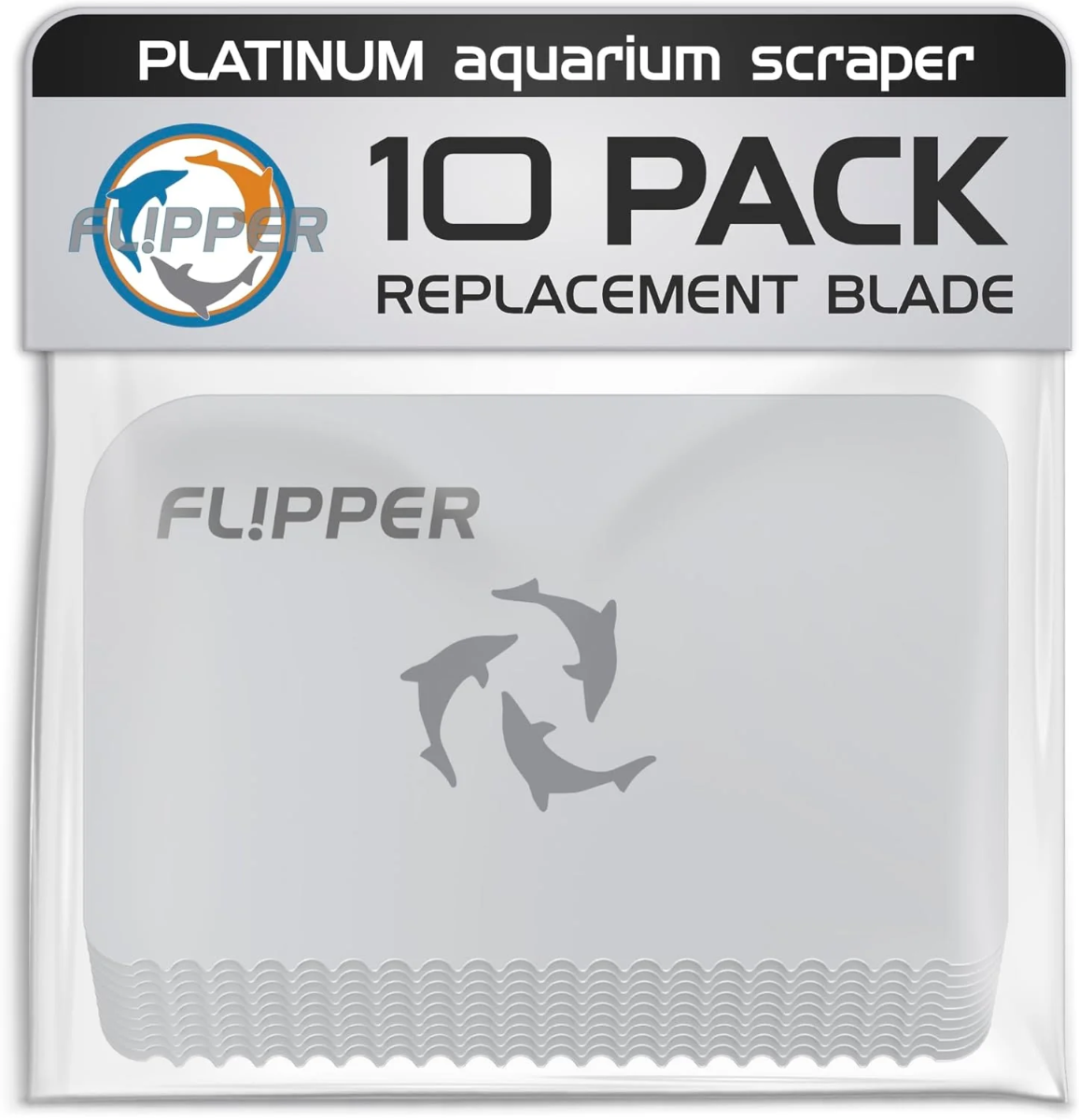 Flipper Platinum Scraper Replacement Blades - 10pk