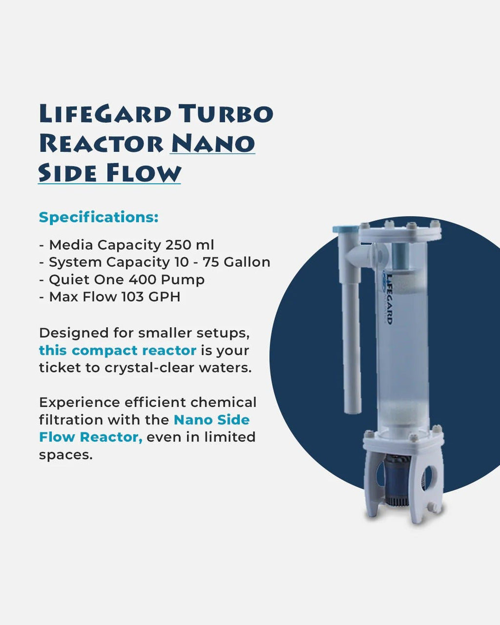 Lifegard Turbo Reactor Nano Side Flow