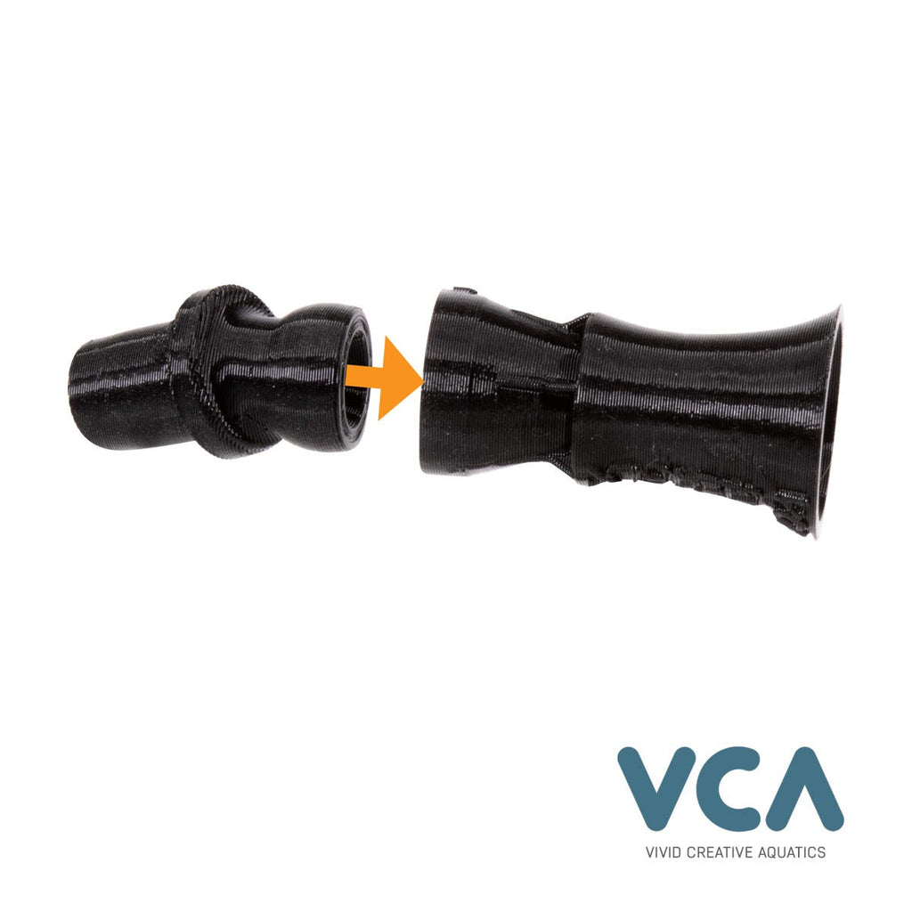 VCA Pico Tank Flow Kit with Single Flex-Series 1/4" Random Flow Generator Nozzle
