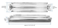 Reef Brite SUPRA T5 Slim Line Dual Retro 24"
