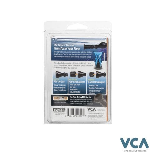 VCA 1/4" Random Flow Generator Flow Kit - Single 1/4" Flex-Series RFG with Adapters