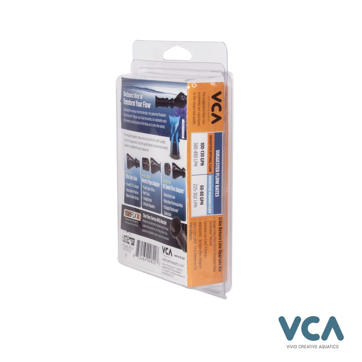 VCA 1/4" Random Flow Generator Flow Kit - Single 1/4" Flex-Series RFG with Adapters