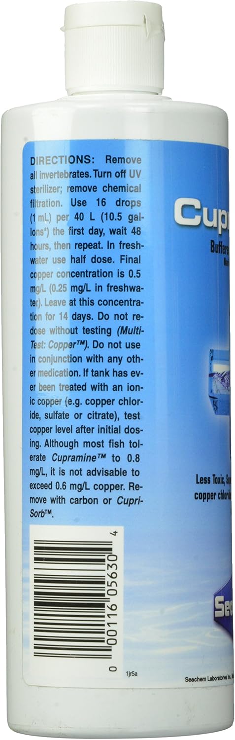 Seachem Cupramine 500 ml Copper Treatment