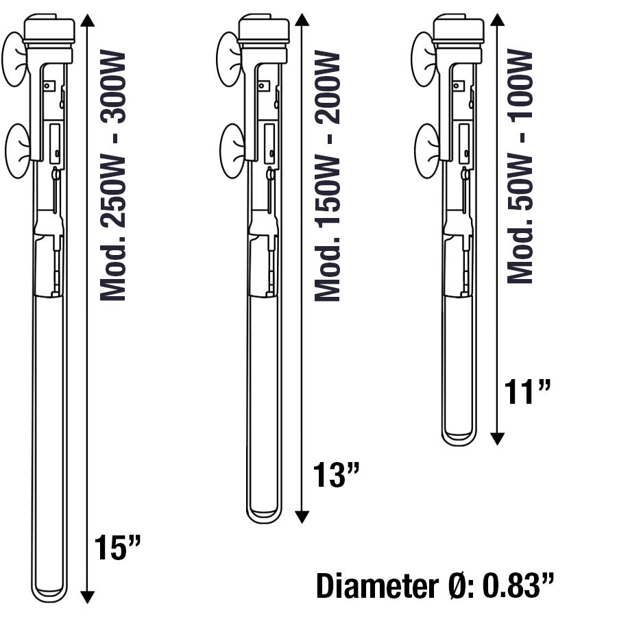 SICCE SCUBA Preset 250 Submersible Heater - 250 Watt