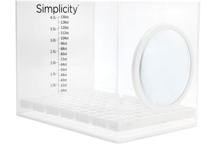 Simplicity Coral Dipping Container
