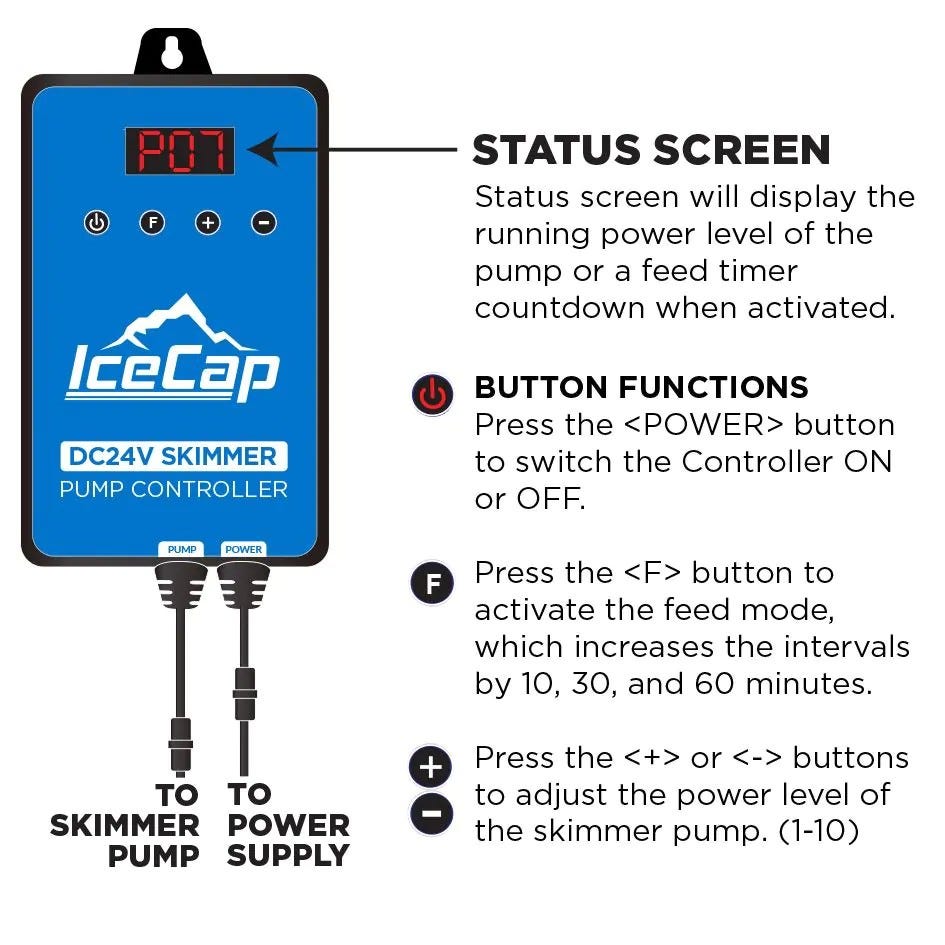 IceCap K3-150HOB Hang On Skimmer