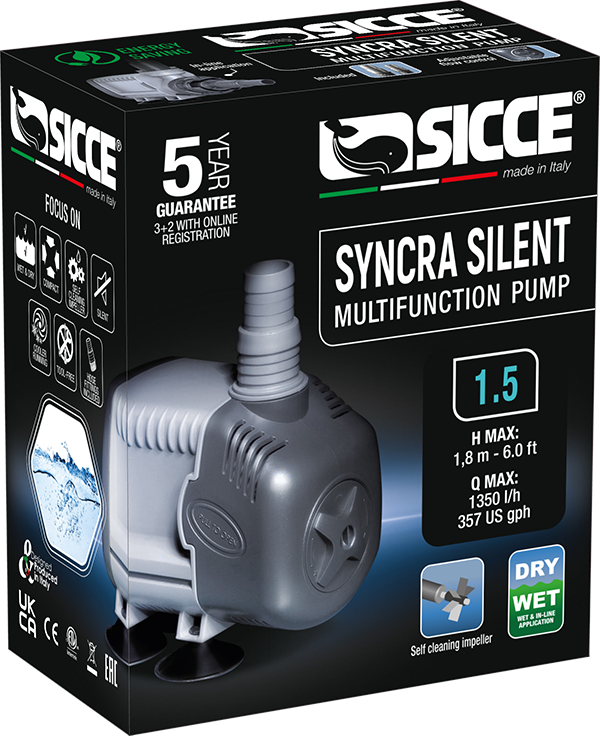 SICCE SYNCRA SILENT 1.5 Pump - 357 gph