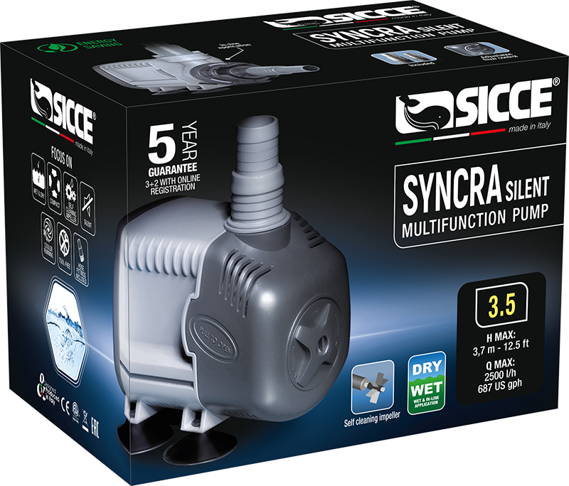 SICCE SYNCRA SILENT 3.5 Pump - 687 gph