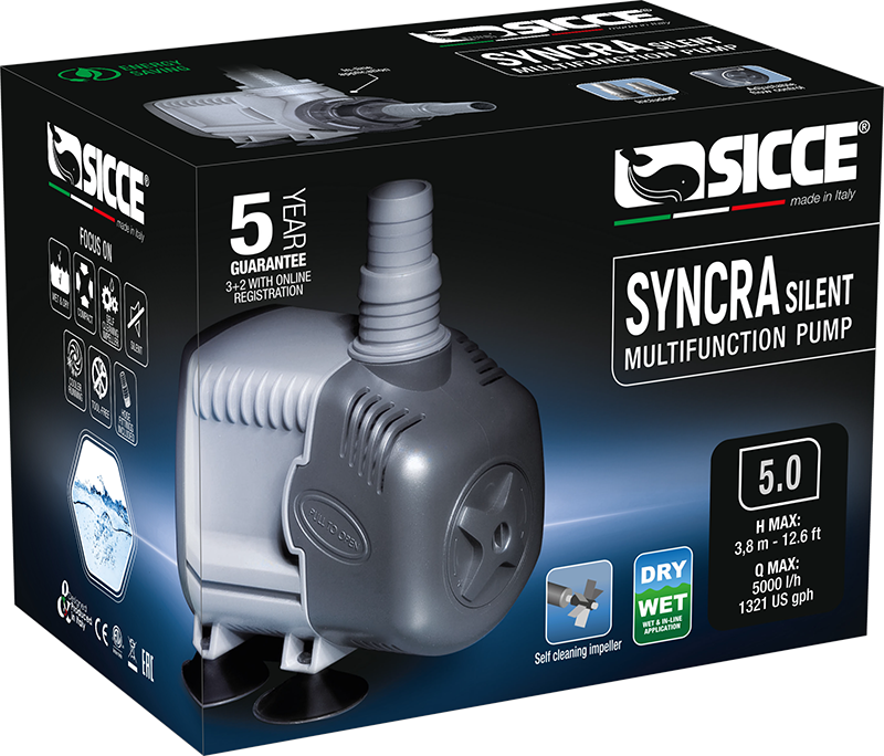 SICCE SYNCRA SILENT 5.0 Pump - 1321 gph