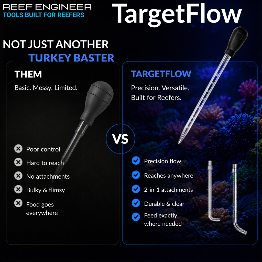 TargetFlow 4-in-1 Precision Aquarium Feeding Tool 