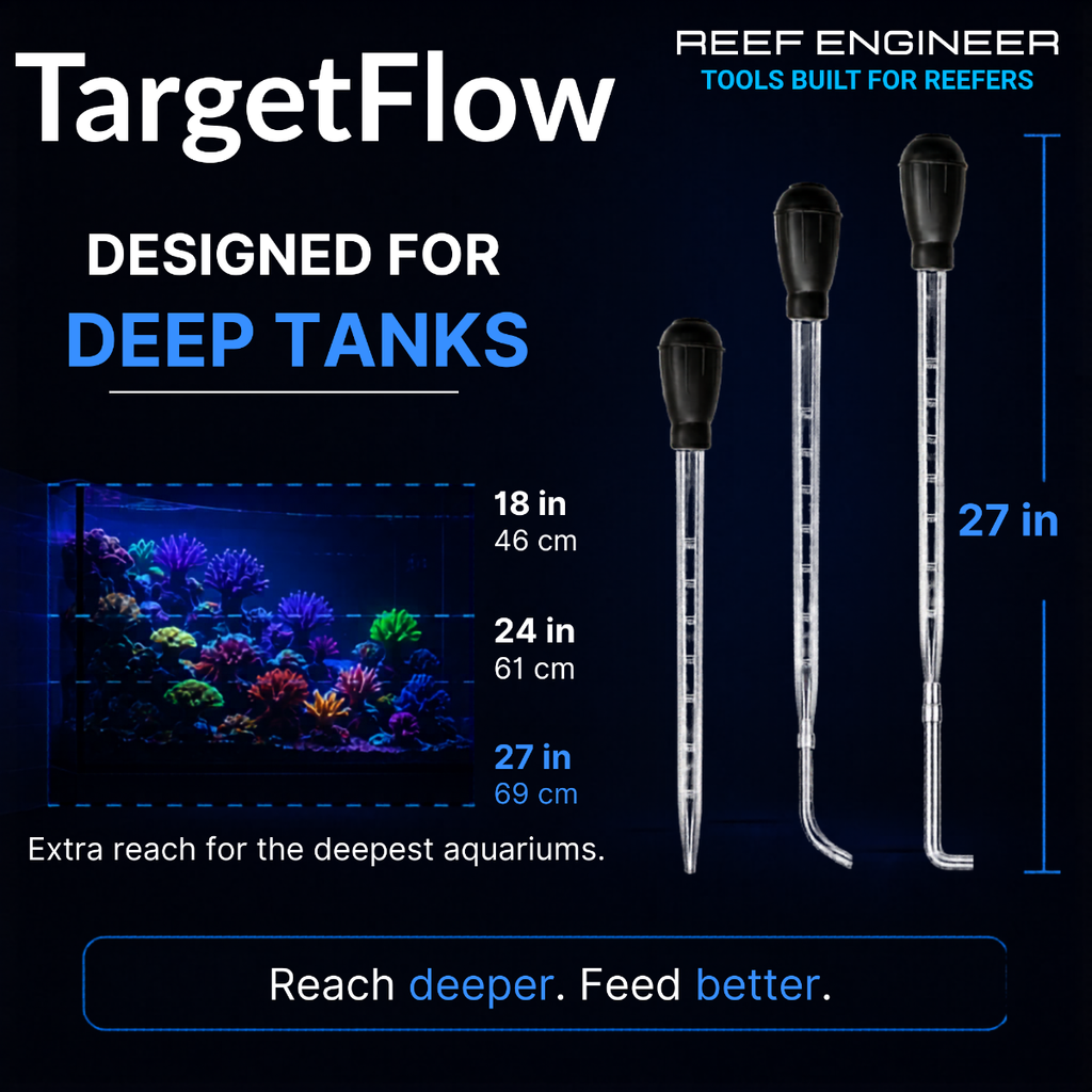 TargetFlow 4-in-1 Precision Aquarium Feeding Tool 