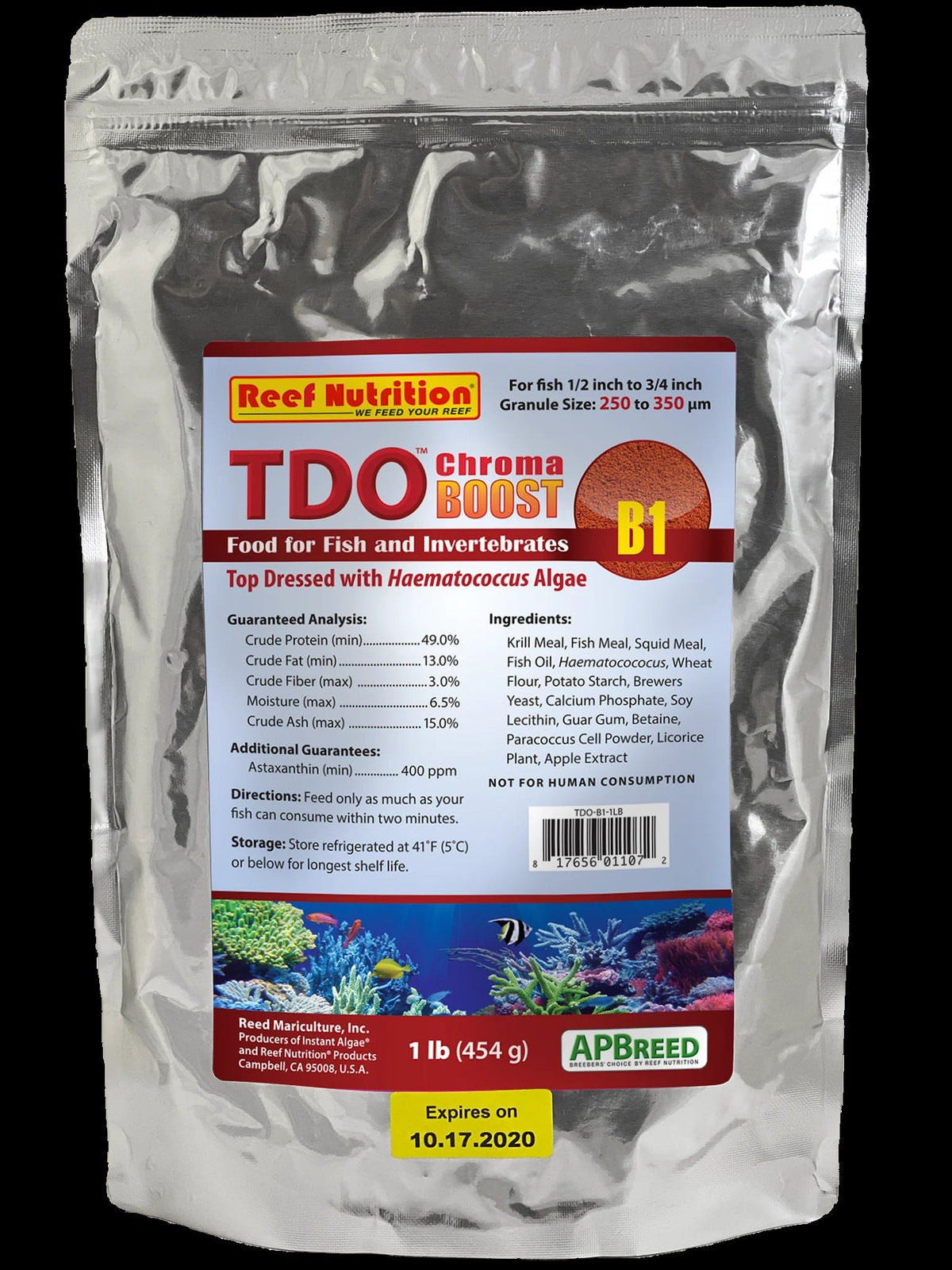 Reef Nutrition Chroma Boost B1 (250-360µm) 16 oz