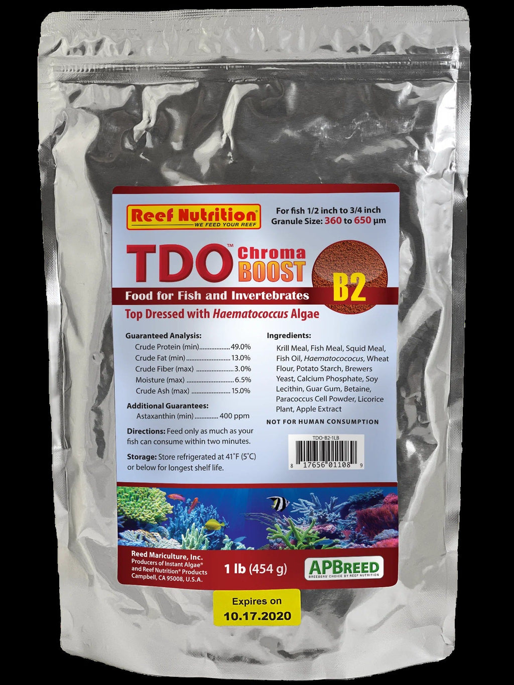 Reef Nutrition Chroma Boost B2 (360-650µm) 16 oz