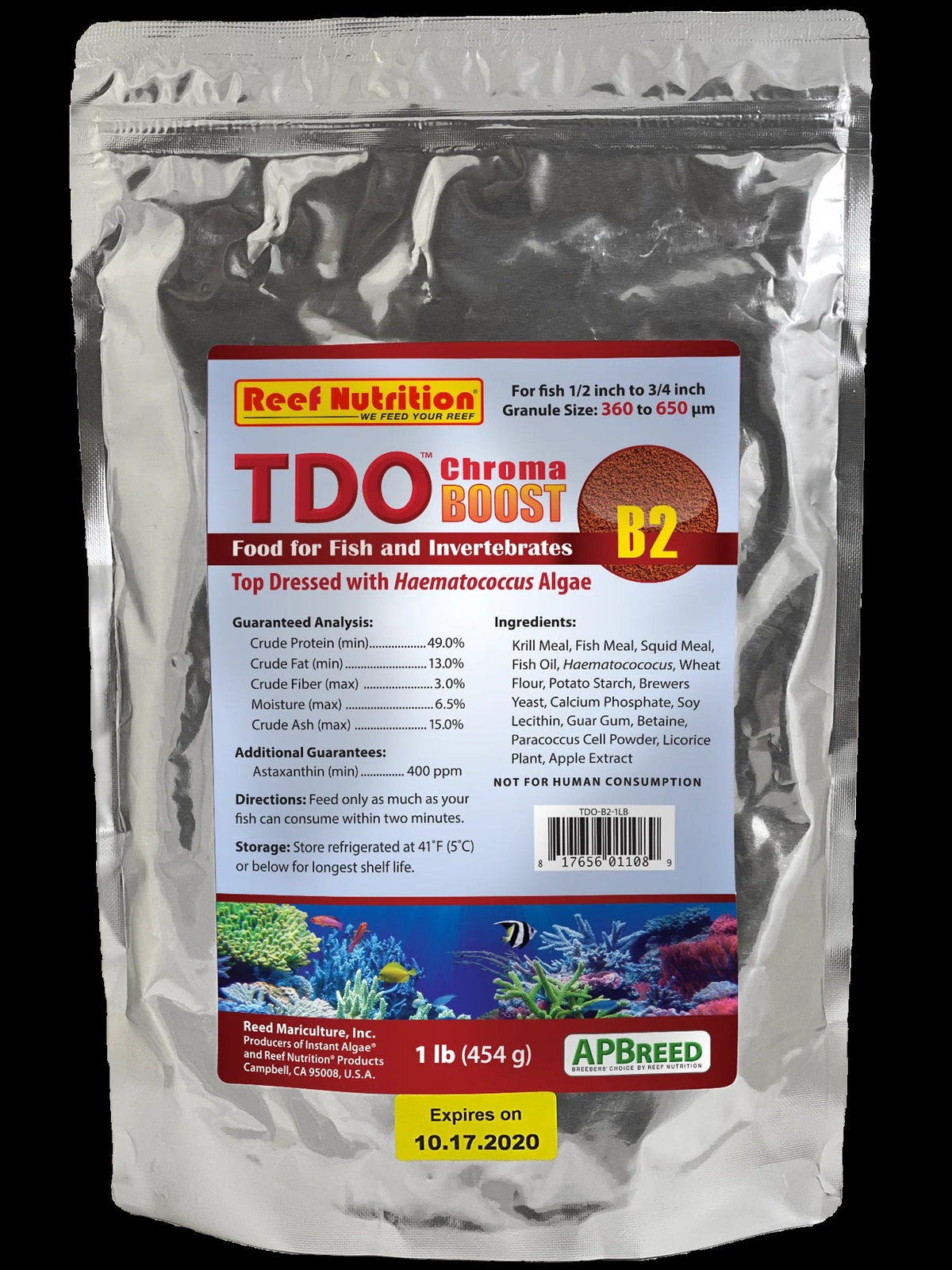 Reef Nutrition Chroma Boost B2 (360-650µm) 16 oz