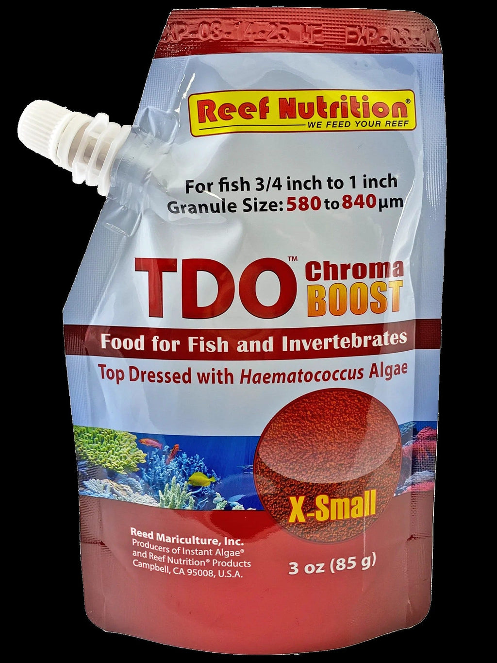 Reef Nutrition Chroma Boost X-Small C1 (580-840µm) 3 oz