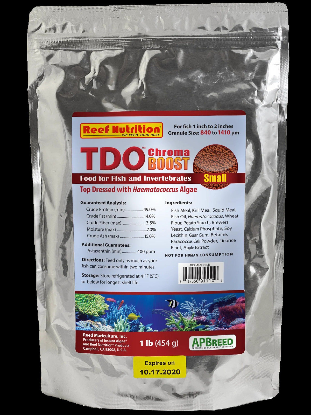 Reef Nutrition Chroma Boost Small C2 (840-1410µm) 16 oz
