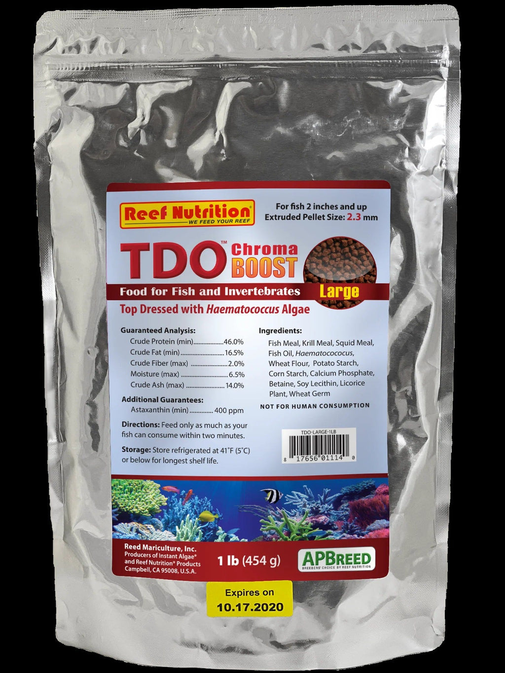 Reef Nutrition Chroma Boost Large EP2 (2.3 mm) 16 oz