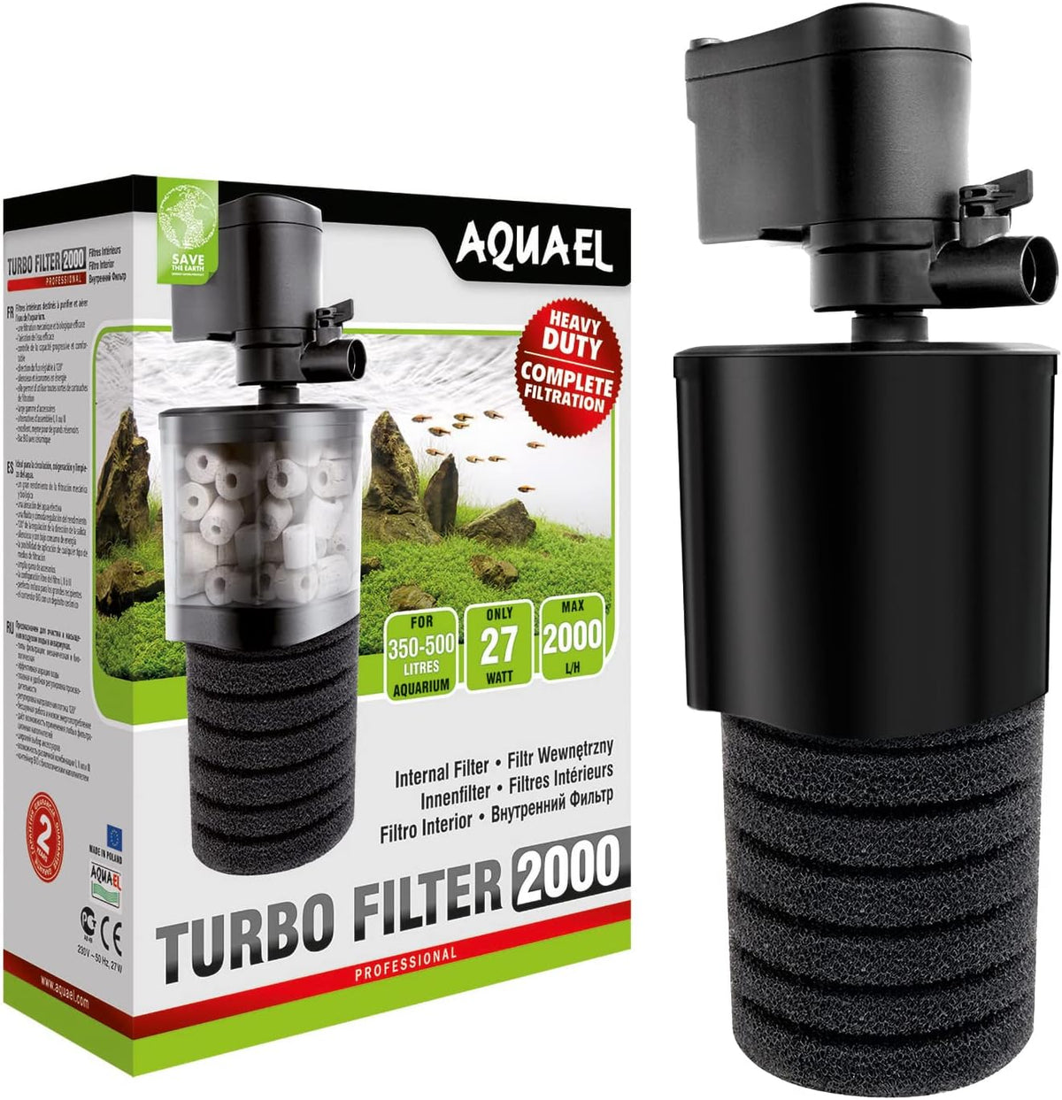 Aquael Turbo Filter 2000 Internal Filter