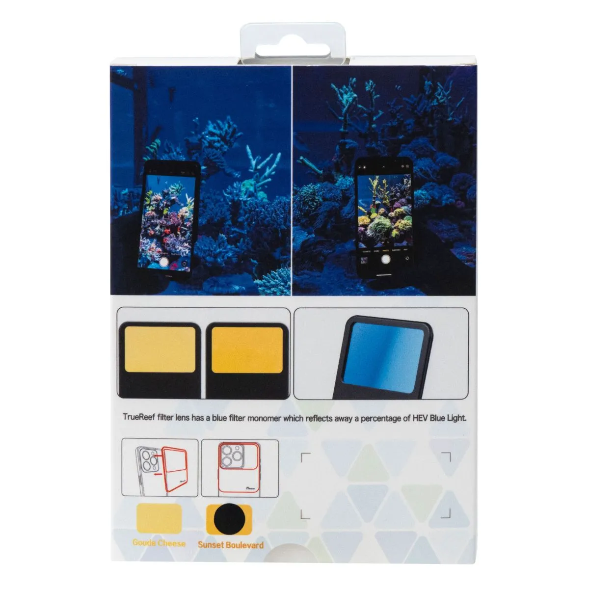 Maxspect TrueReef Filter Lens for iPhone - Gouda Cheese