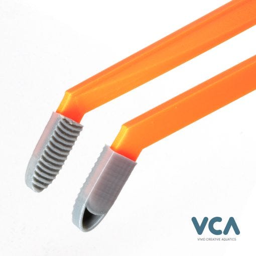 VCA 18" Never-Rust Tweezers - Sunset Orange