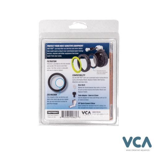 VCA SWF-POD – Sample Water Pre-Filter Kit with 255 Micron Filter Screen
