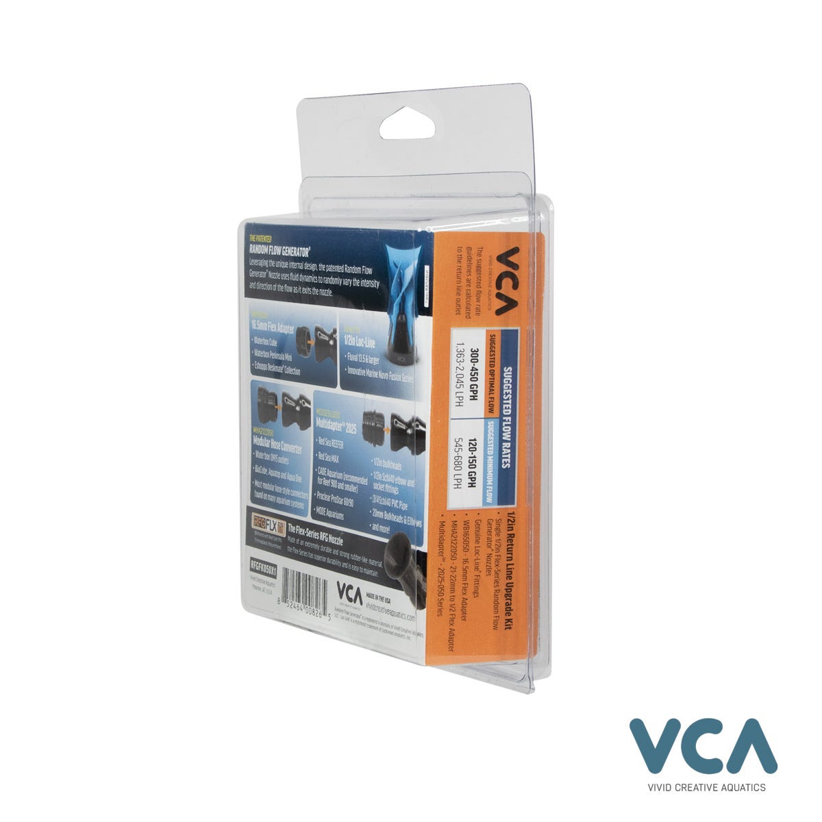 VCA 1/2" Random Flow Generator Flow Kit - Single 1/2" Flex-Series RFG with Adapters