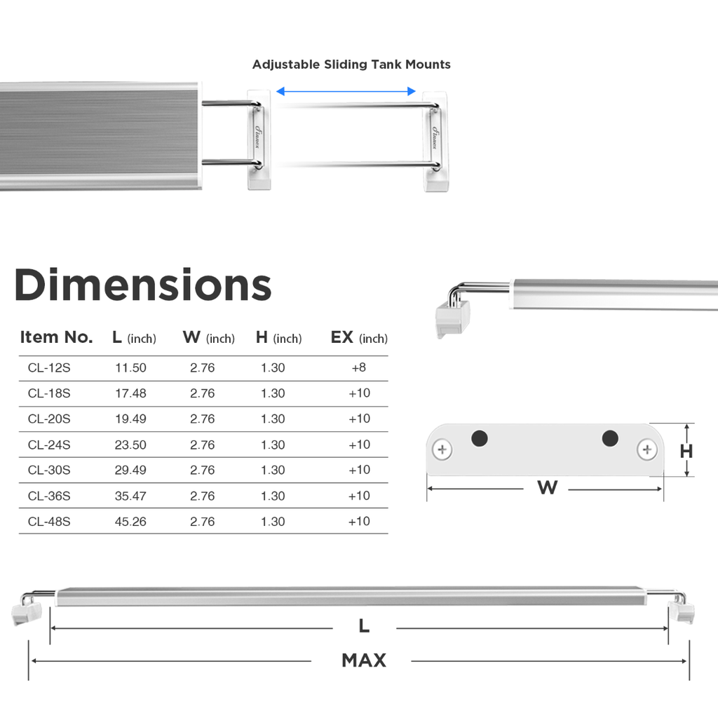 Finnex 24" Vivid Plus 3.0 Color Enhancing  LED Light